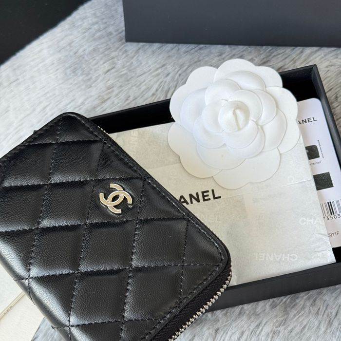 CHANEL 3686 0112 25c ラージジッピー長財布 カヴィア粒革 サイズ:12x8x2cm