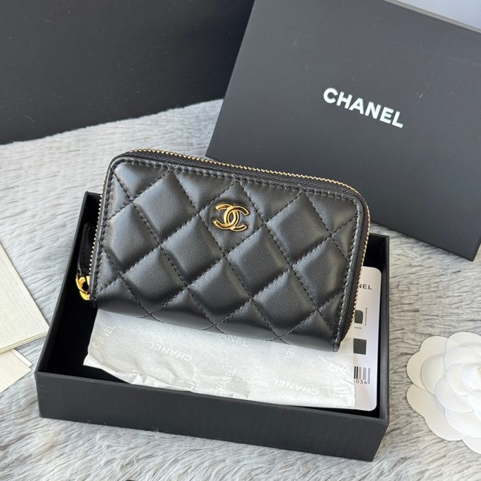 CHANEL 3686 0112 25c ラージジッピー長財布 カヴィア粒革 サイズ:12x8x2cm
