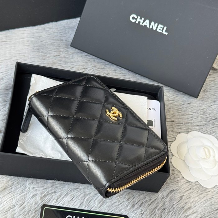 CHANEL 3686 0112 25c ラージジッピー長財布 カヴィア粒革 サイズ:12x8x2cm