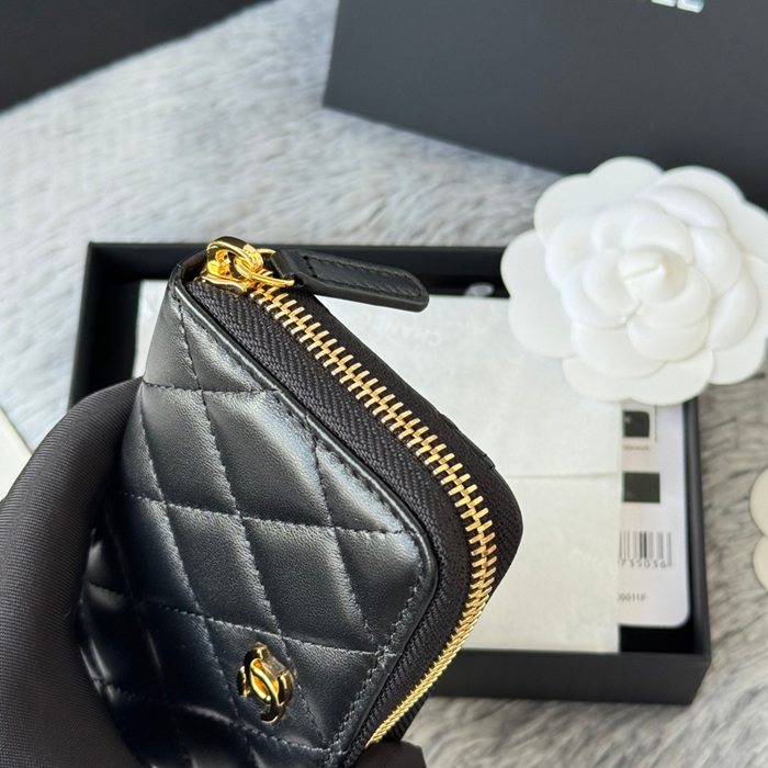 CHANEL 3686 0112 25c ラージジッピー長財布 カヴィア粒革 サイズ:12x8x2cm