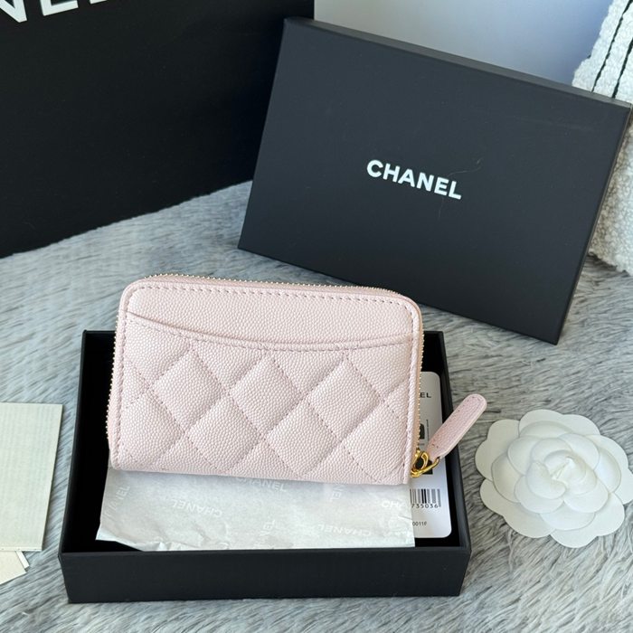 CHANEL 3686 0112 25c ラージジッピー長財布 カヴィア粒革 サイズ:12x8x2cm