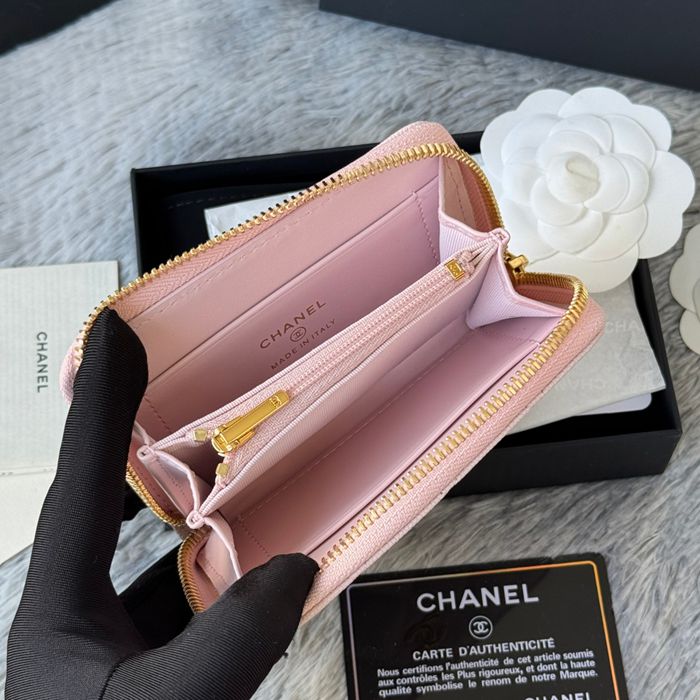 CHANEL 3686 0112 25c ラージジッピー長財布 カヴィア粒革 サイズ:12x8x2cm