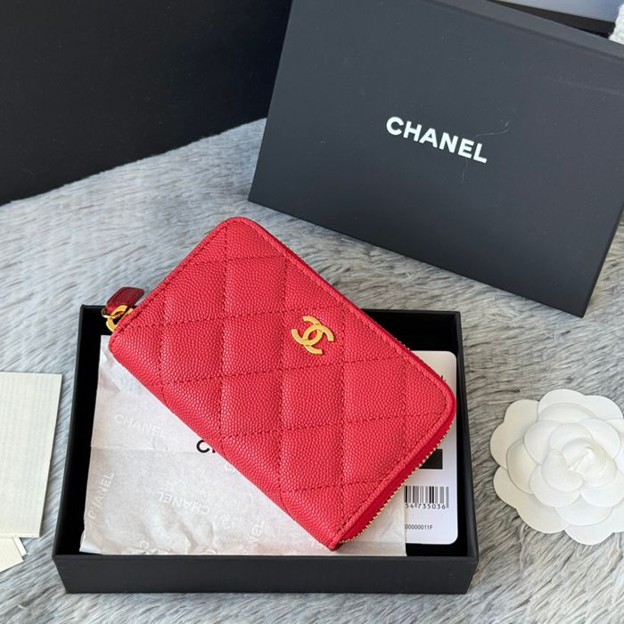 CHANEL 3686 0112 25c ラージジッピー長財布 カヴィア粒革 サイズ:12x8x2cm
