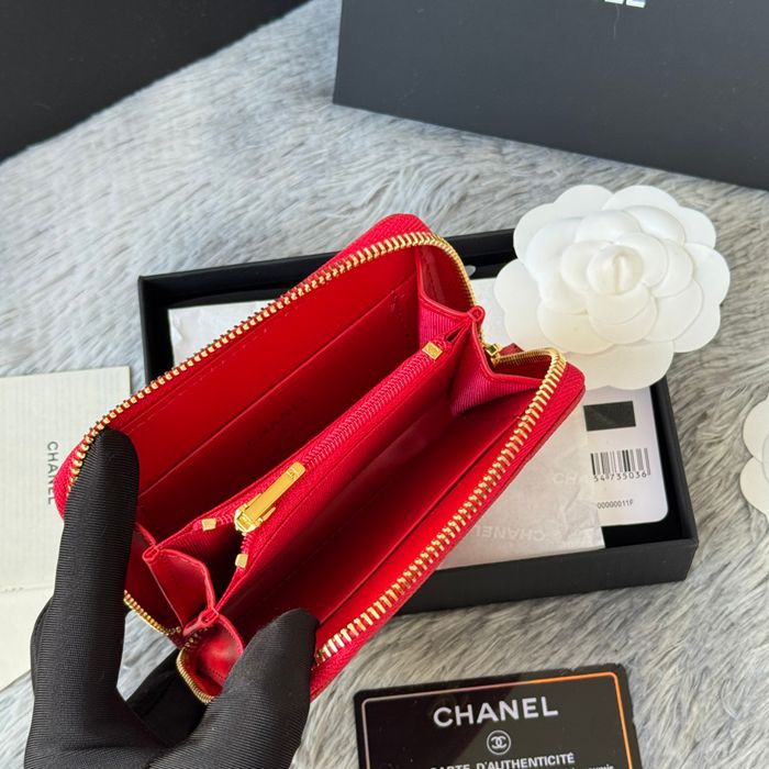 CHANEL 3686 0112 25c ラージジッピー長財布 カヴィア粒革 サイズ:12x8x2cm