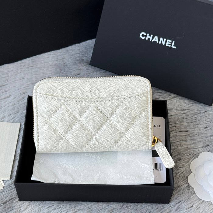 CHANEL 3686 0112 25c ラージジッピー長財布 カヴィア粒革 サイズ:12x8x2cm