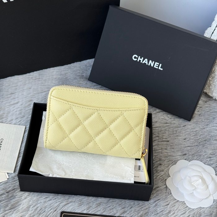 CHANEL 3686 0112 25c ラージジッピー長財布 カヴィア粒革 サイズ:12x8x2cm