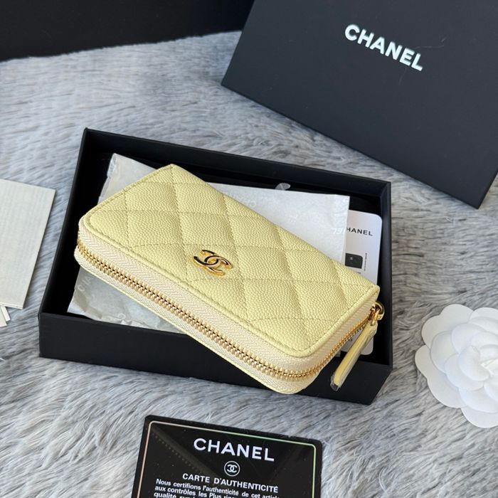 CHANEL 3686 0112 25c ラージジッピー長財布 カヴィア粒革 サイズ:12x8x2cm