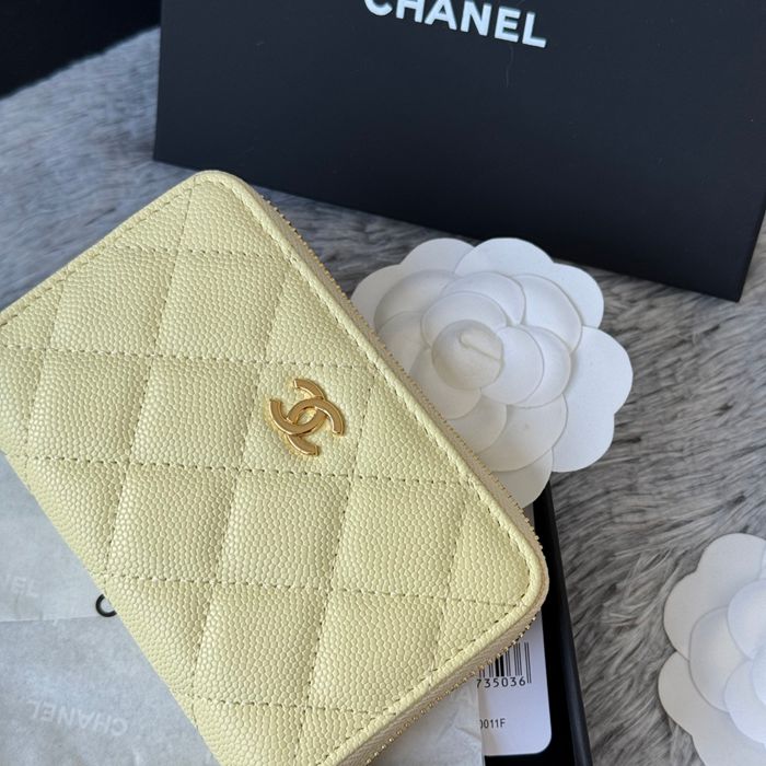 CHANEL 3686 0112 25c ラージジッピー長財布 カヴィア粒革 サイズ:12x8x2cm