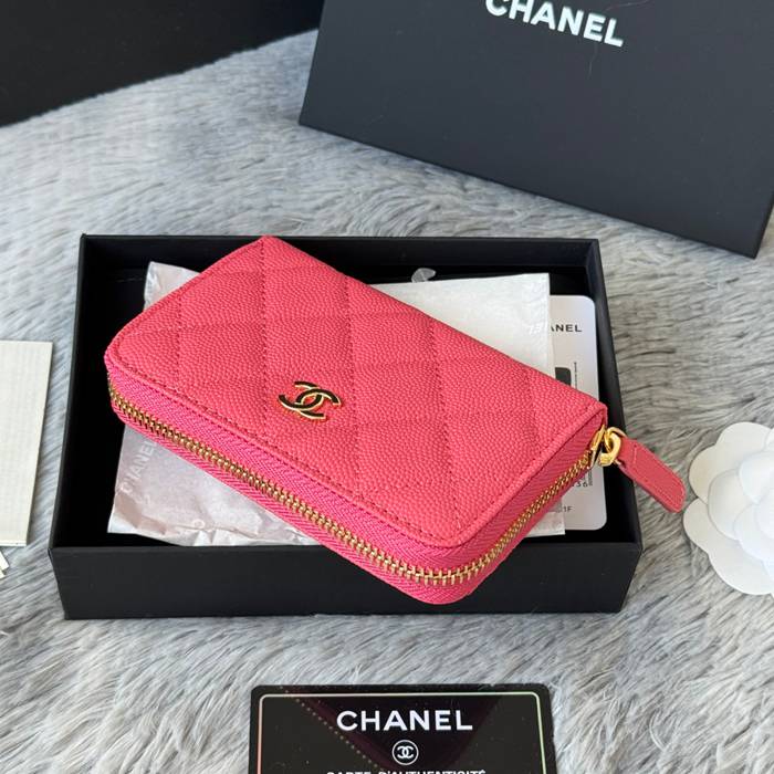 CHANEL 3686 0112 25c ラージジッピー長財布 カヴィア粒革 サイズ:12x8x2cm