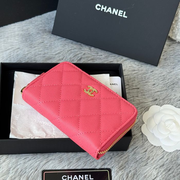 CHANEL 3686 0112 25c ラージジッピー長財布 カヴィア粒革 サイズ:12x8x2cm