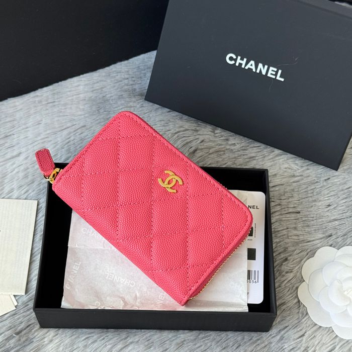 CHANEL 3686 0112 25c ラージジッピー長財布 カヴィア粒革 サイズ:12x8x2cm