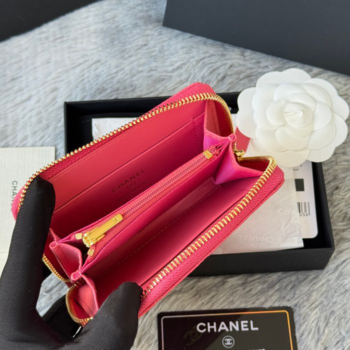 CHANEL 3686 0112 25c ラージジッピー長財布 カヴィア粒革 サイズ:12x8x2cm