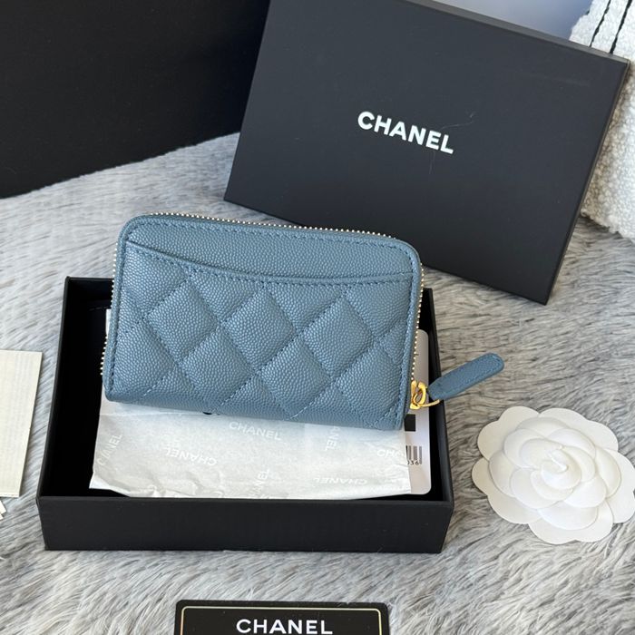 CHANEL 3686 0112 25c ラージジッピー長財布 カヴィア粒革 サイズ:12x8x2cm