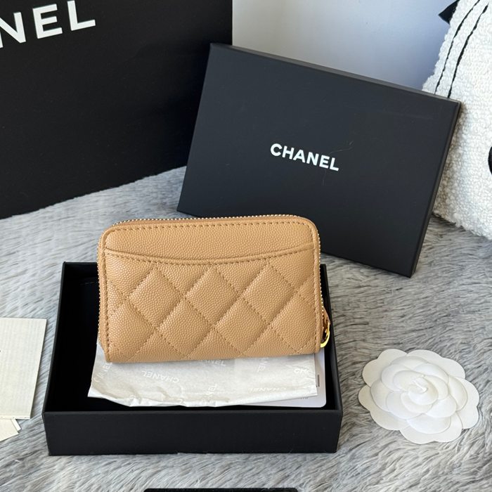 CHANEL 3686 0112 25c ラージジッピー長財布 カヴィア粒革 サイズ:12x8x2cm