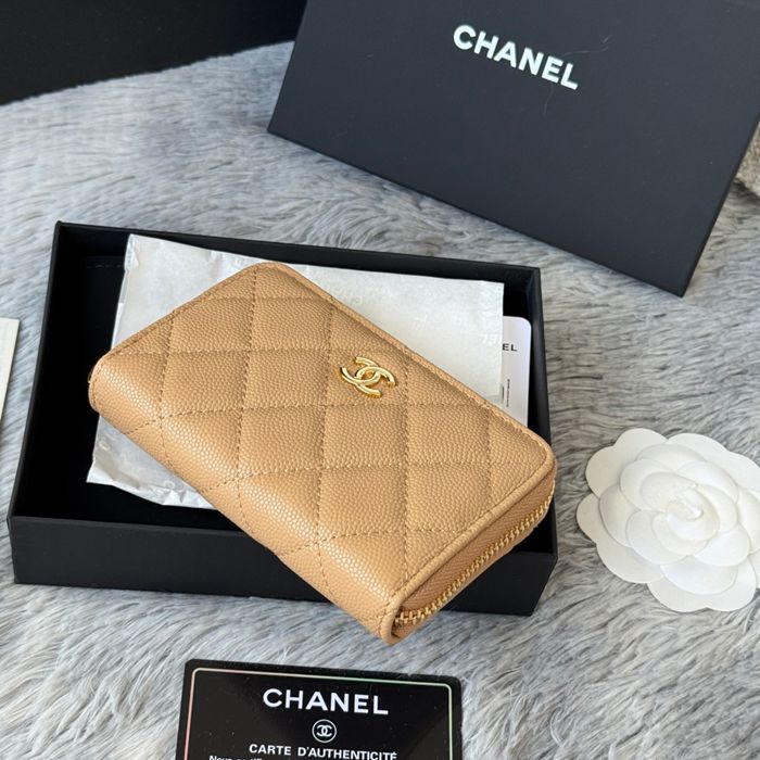 CHANEL 3686 0112 25c ラージジッピー長財布 カヴィア粒革 サイズ:12x8x2cm
