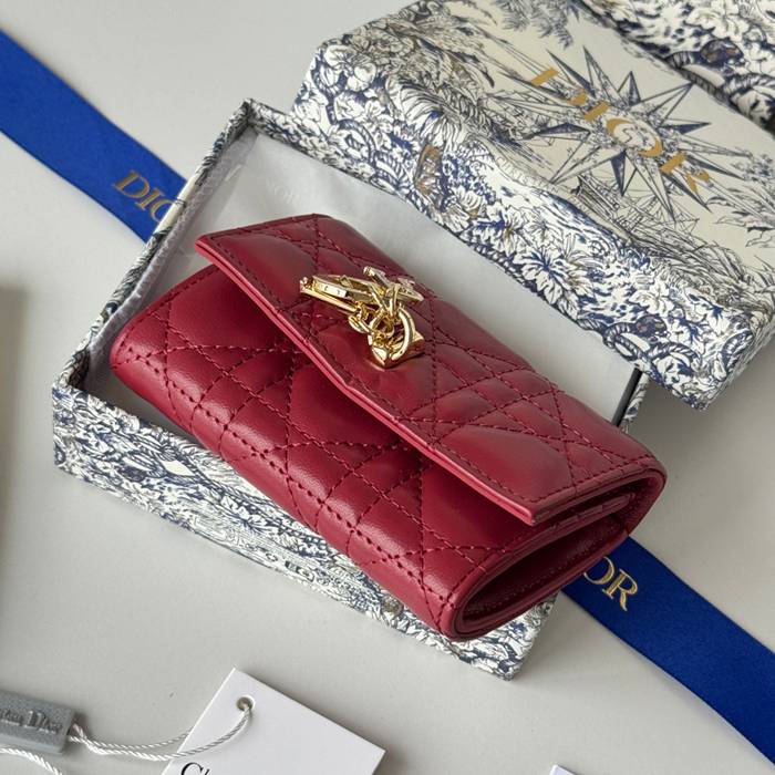 DIOR S0966ONMJ マイディオール グリシン 財布 ラム革 サイズ:11x7.5x2.5cm