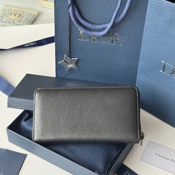 DIOR 2ESBC252YSE 長財布 ジッピー 荔枝紋牛皮 サイズ:19.8x11x2.5cm