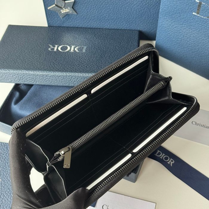 DIOR 2ESBC252YSE 長財布 ジッピー 荔枝紋牛皮 サイズ:19.8x11x2.5cm
