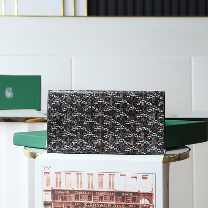 GOYARD 020243 リシュリュー 二つ折り長財布 サイズ:19x10.5cm