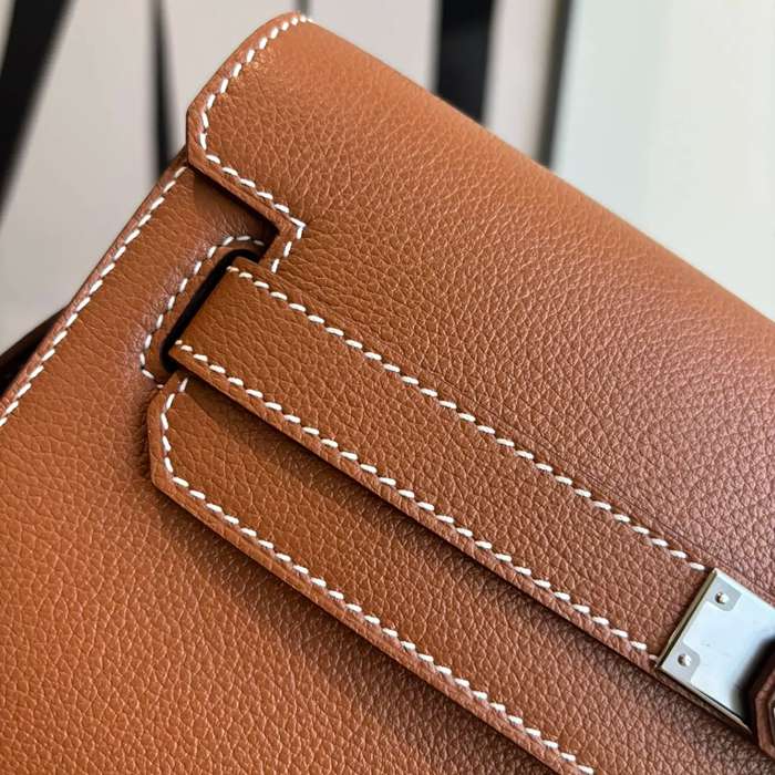 HERMES ケリー デペッシュ 25 クラッチバッグ エバーカラー革 ショルダーストラップ付き サイズ: