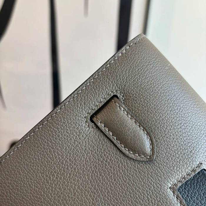 HERMES ケリー デペッシュ 25 クラッチバッグ エバーカラー革 ショルダーストラップ付き サイズ: