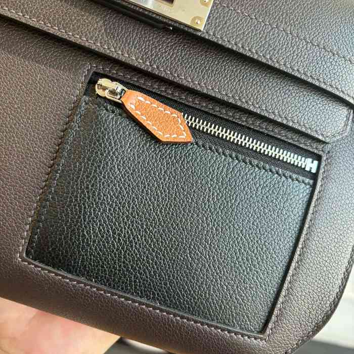 HERMES ケリー デペッシュ 25 クラッチバッグ エバーカラー革 ショルダーストラップ付き サイズ: