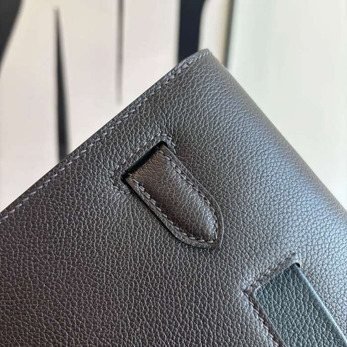 HERMES ケリー デペッシュ 25 クラッチバッグ エバーカラー革 ショルダーストラップ付き サイズ: