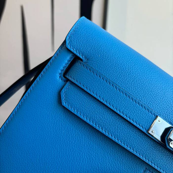 HERMES ケリー デペッシュ 25 クラッチバッグ エバーカラー革 ショルダーストラップ付き サイズ: