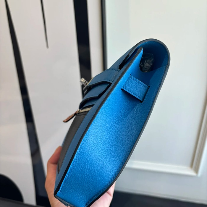 HERMES ケリー デペッシュ 25 クラッチバッグ エバーカラー革 ショルダーストラップ付き サイズ: