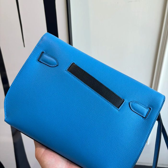 HERMES ケリー デペッシュ 25 クラッチバッグ エバーカラー革 ショルダーストラップ付き サイズ: