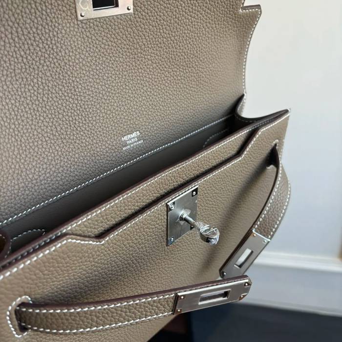 HERMES ケリー デペッシュ 25 クラッチバッグ トゴ革 ショルダーストラップ付き サイズ: