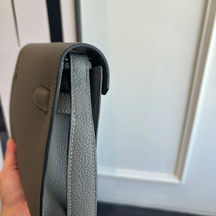 HERMES ケリー デペッシュ 25 クラッチバッグ トゴ革 ショルダーストラップ付き サイズ: