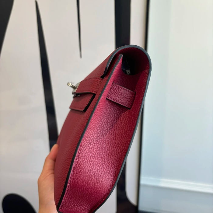 HERMES ケリー デペッシュ 25 クラッチバッグ トゴ革 ショルダーストラップ付き サイズ: