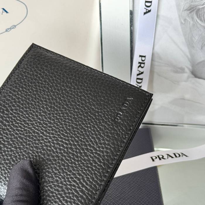 PRADA 2M0513 メンズ短財布 荔枝紋牛皮 サイズ:11x9.5cm