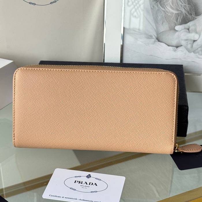 PRADA 1ML506 クラシックジッピー長財布 サフィアーノ十字紋 サイズ:19x12cm