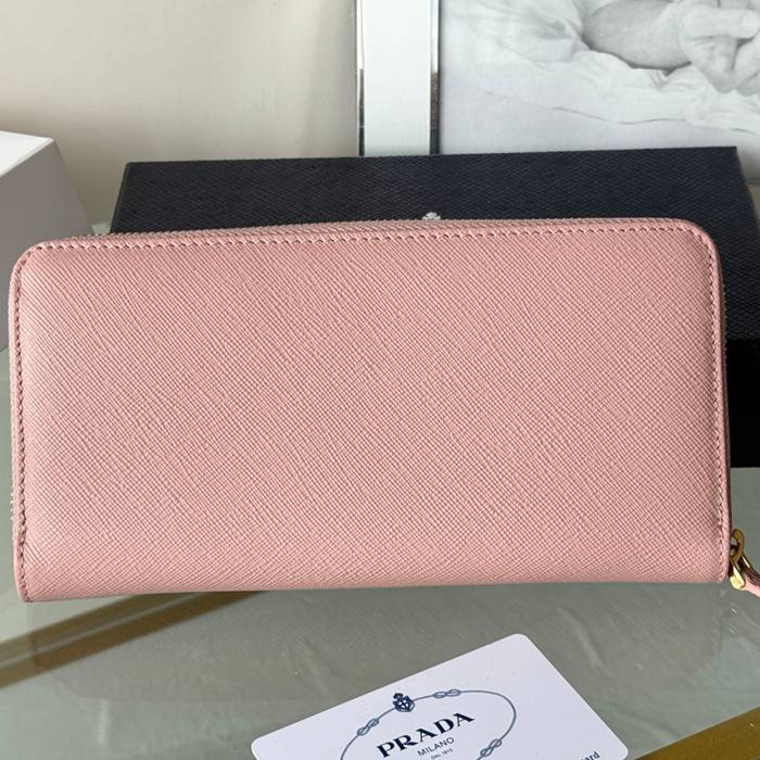 PRADA 1ML506 クラシックジッピー長財布 サフィアーノ十字紋 サイズ:19x12cm