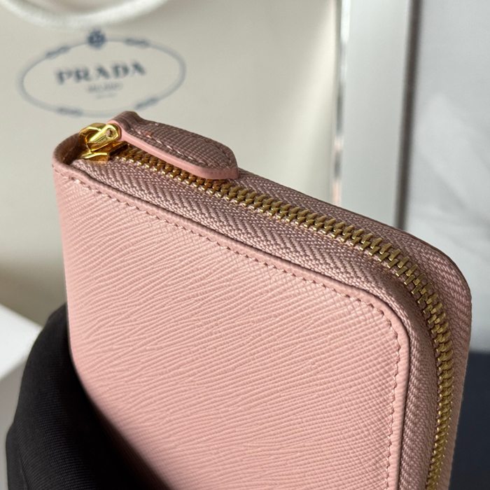 PRADA 1ML506 クラシックジッピー長財布 サフィアーノ十字紋 サイズ:19x12cm