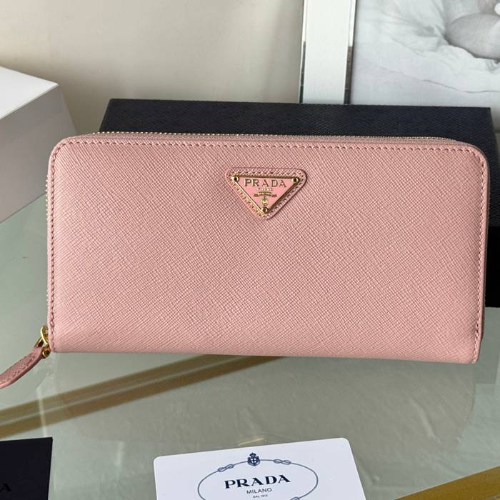 PRADA 1ML506 クラシックジッピー長財布 サフィアーノ十字紋 サイズ:19x12cm