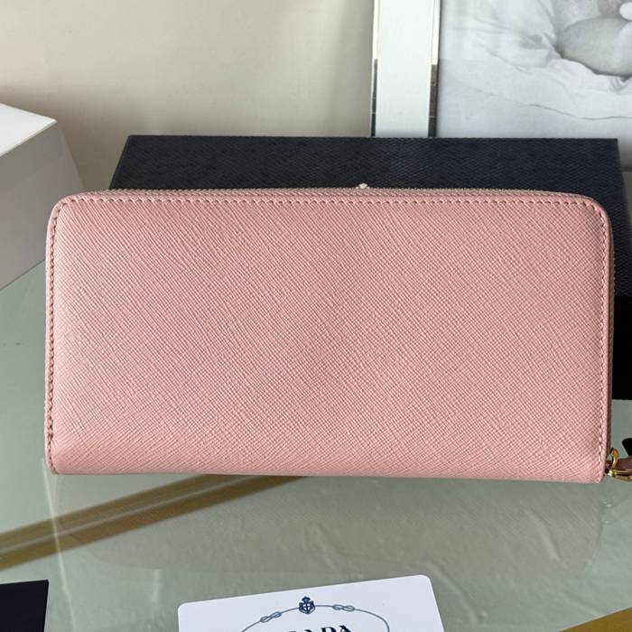 PRADA 1ML506 クラシックジッピー長財布 サフィアーノ十字紋 サイズ:19x12cm