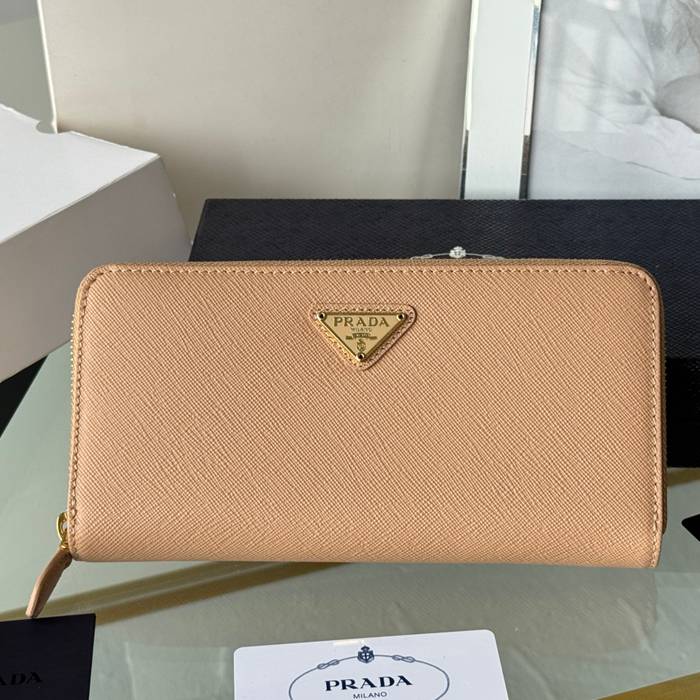 PRADA 1ML506 クラシックジッピー長財布 サフィアーノ十字紋 サイズ:19x12cm