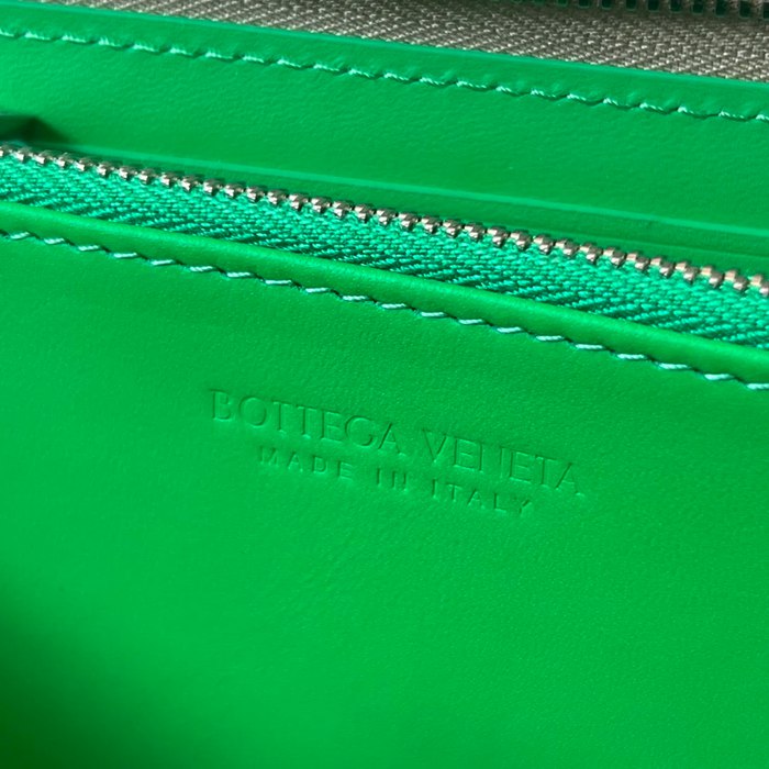 BOTTEGA VENETA BV 593217 メンズ編み財布 クラシック編み牛皮 19x10cm サイズ:19x10cm