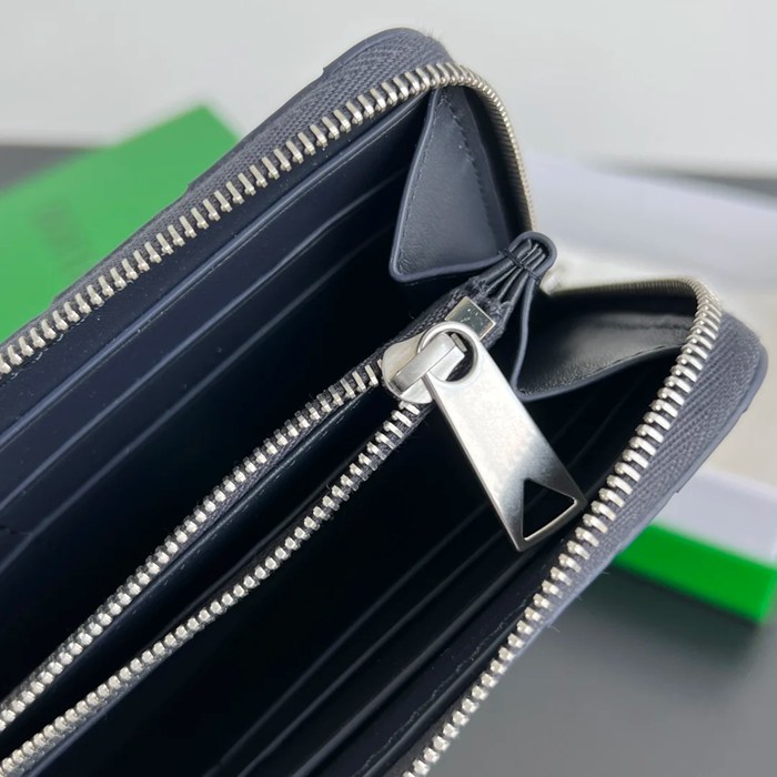 BOTTEGA VENETA BV 749427 メンズ編み財布 クラシック編み牛皮 19x10cm サイズ:19x10cm