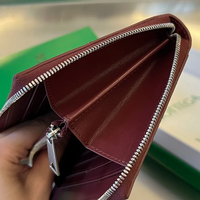 BOTTEGA VENETA BV 649607 メンズ大編み財布 クラシック編み牛皮 19x11.4cm サイズ:19x11.4cm