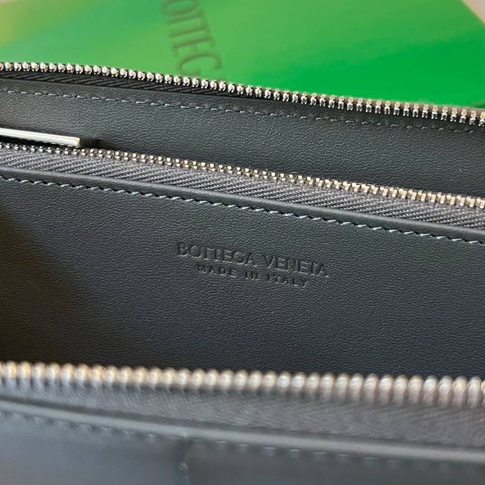 BOTTEGA VENETA BV 649607 メンズ大編み財布 クラシック編み牛皮 19x11.4cm サイズ:19x11.4cm