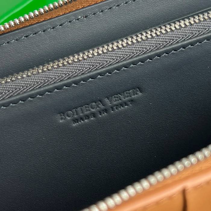 BOTTEGA VENETA BV 649607 メンズ大編み財布 クラシック編み牛皮 19x11.4cm サイズ:19x11.4cm