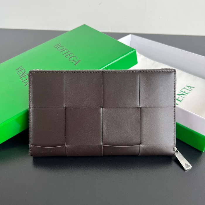 BOTTEGA VENETA BV 649607 メンズ大編み財布 クラシック編み牛皮 19x11.4cm サイズ:19x11.4cm