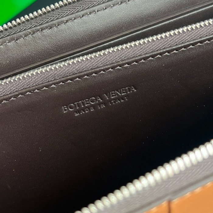 BOTTEGA VENETA BV 649607 メンズ大編み財布 クラシック編み牛皮 19x11.4cm サイズ:19x11.4cm