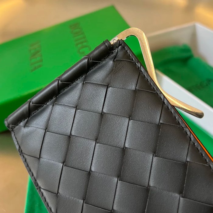 BOTTEGA VENETA BV 592626 新作マネークリップ 編み牛皮 11.5x9x0.5cm サイズ:11.5x9x0.5cm