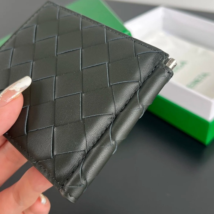 BOTTEGA VENETA BV 592626 新作マネークリップ 編み牛皮 11.5x9x0.5cm サイズ:11.5x9x0.5cm