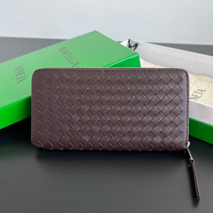 BOTTEGA VENETA BV 814680 新作細編み財布 牛皮 19x10cm サイズ:19x10cm